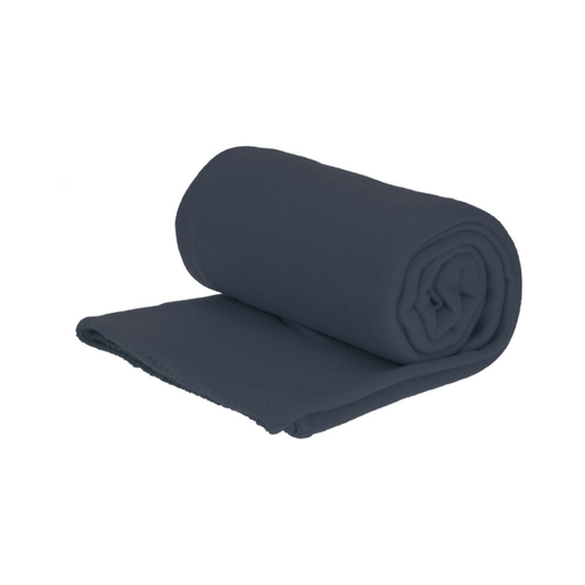 Navy Fleece Blanket