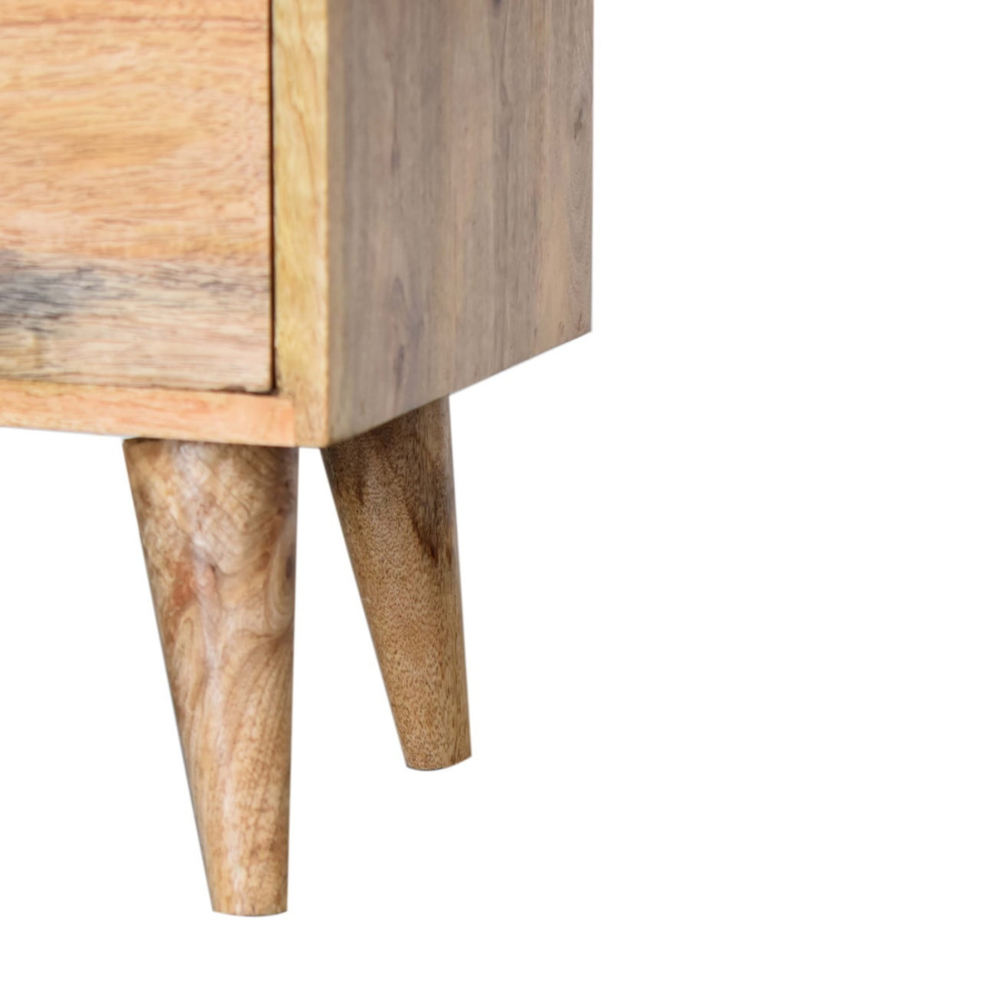 Oak Style Bedside Table