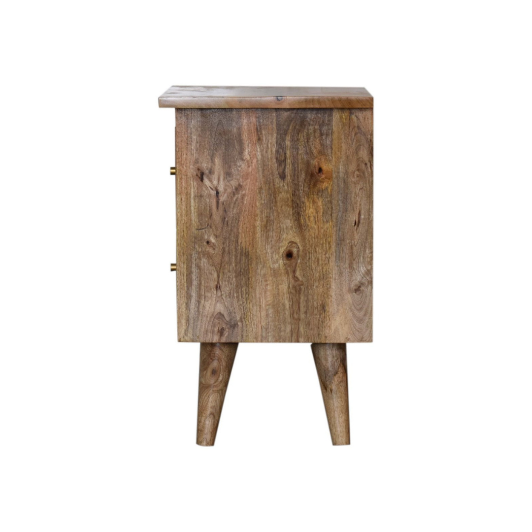 Oak Style Bedside Table