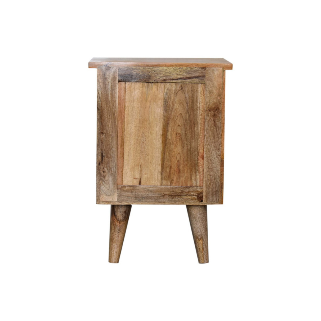 Oak Style Bedside Table