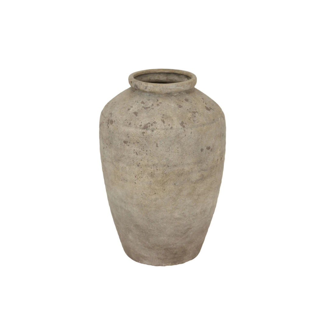 Deruta Large Mottled Vase