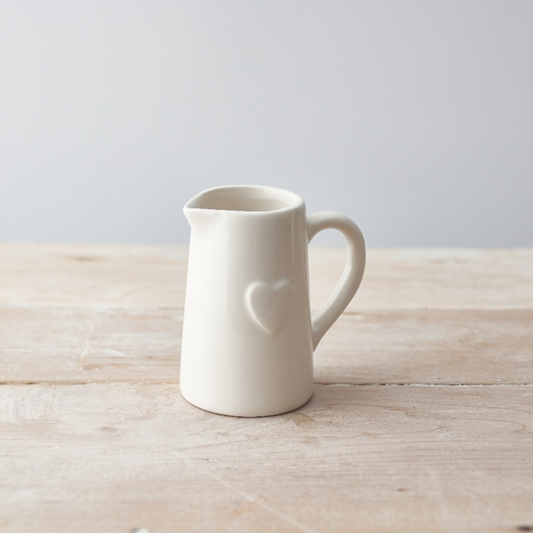 White Jug with Heart