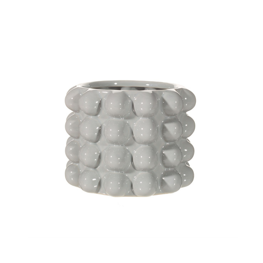 Grey Bobble Planter