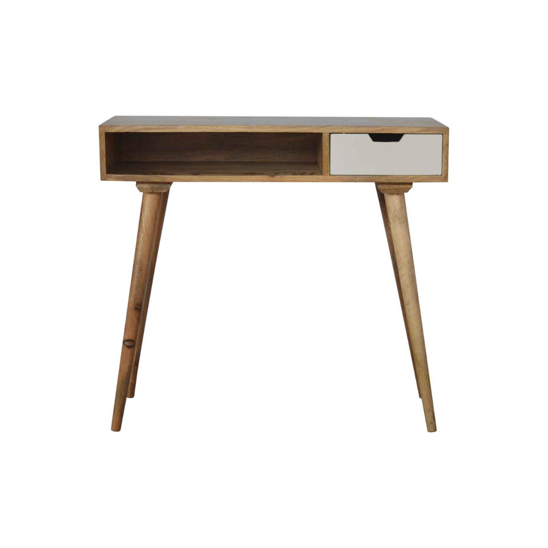 White Drawer Writing Desk