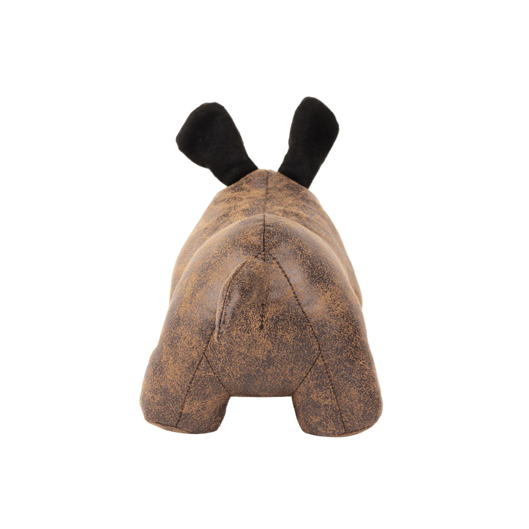 Rhino Faux Leather Door Stop