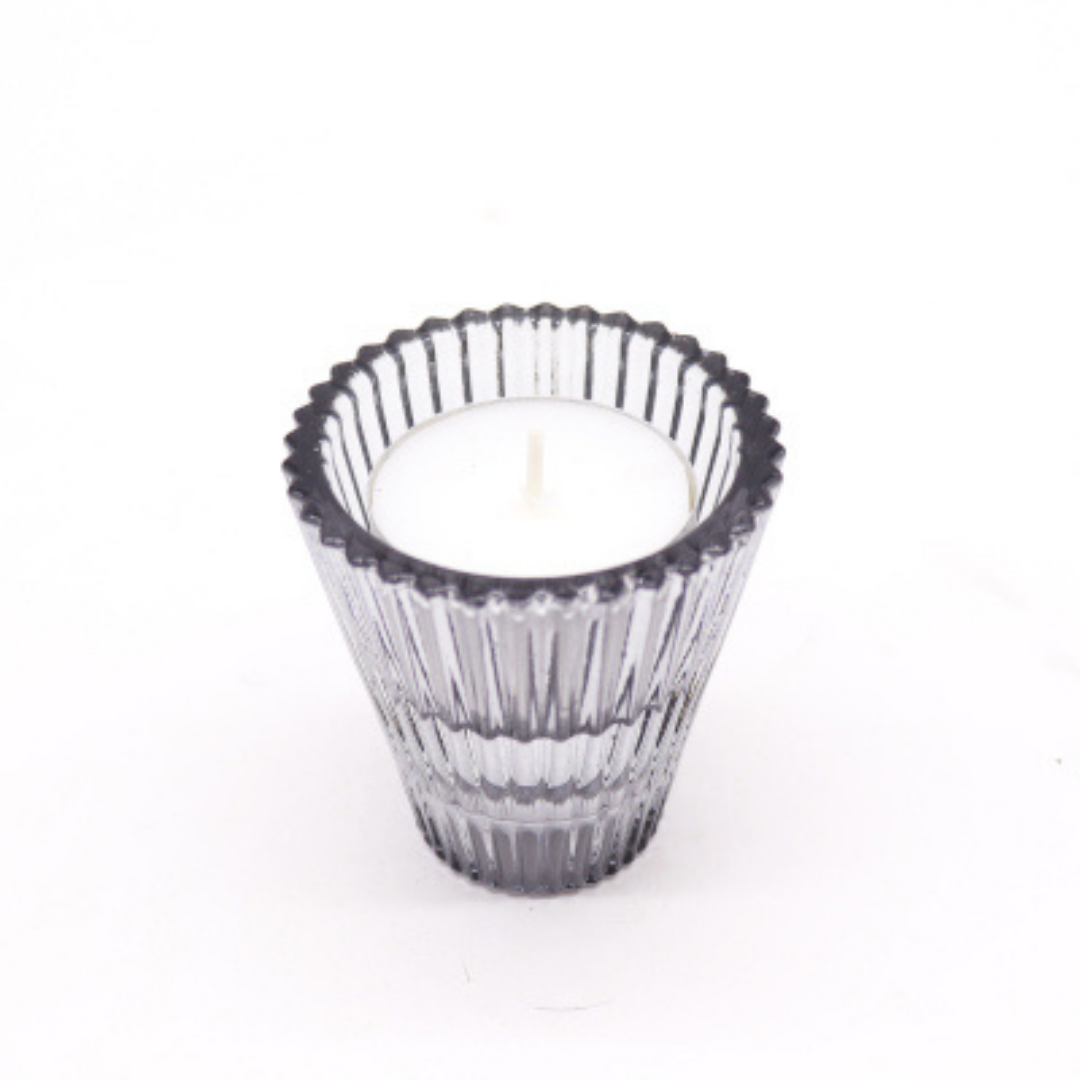 Midnight Grey Flip Dinner Candle/Tealight Holder