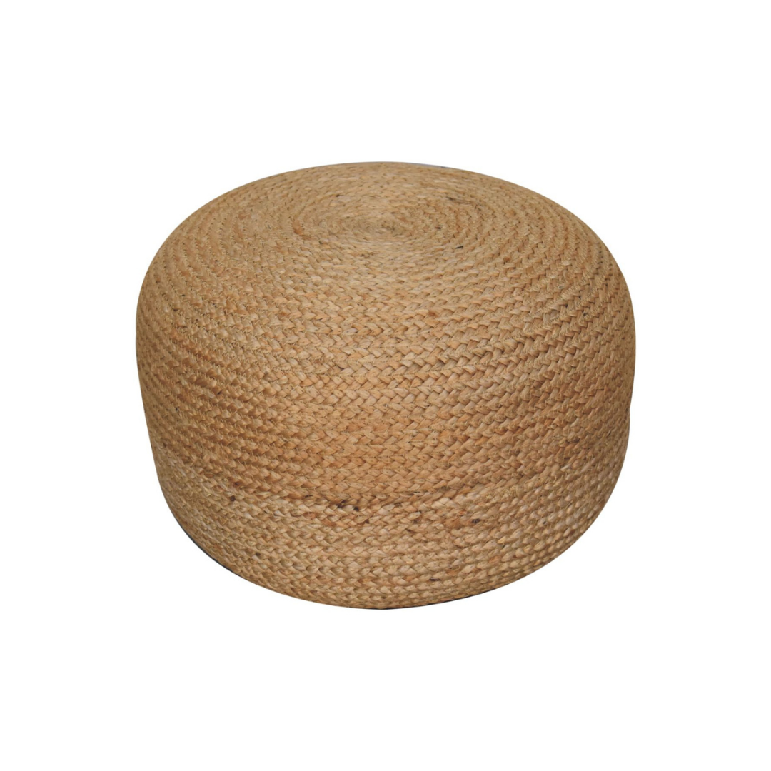 Natural Jute Pouffe