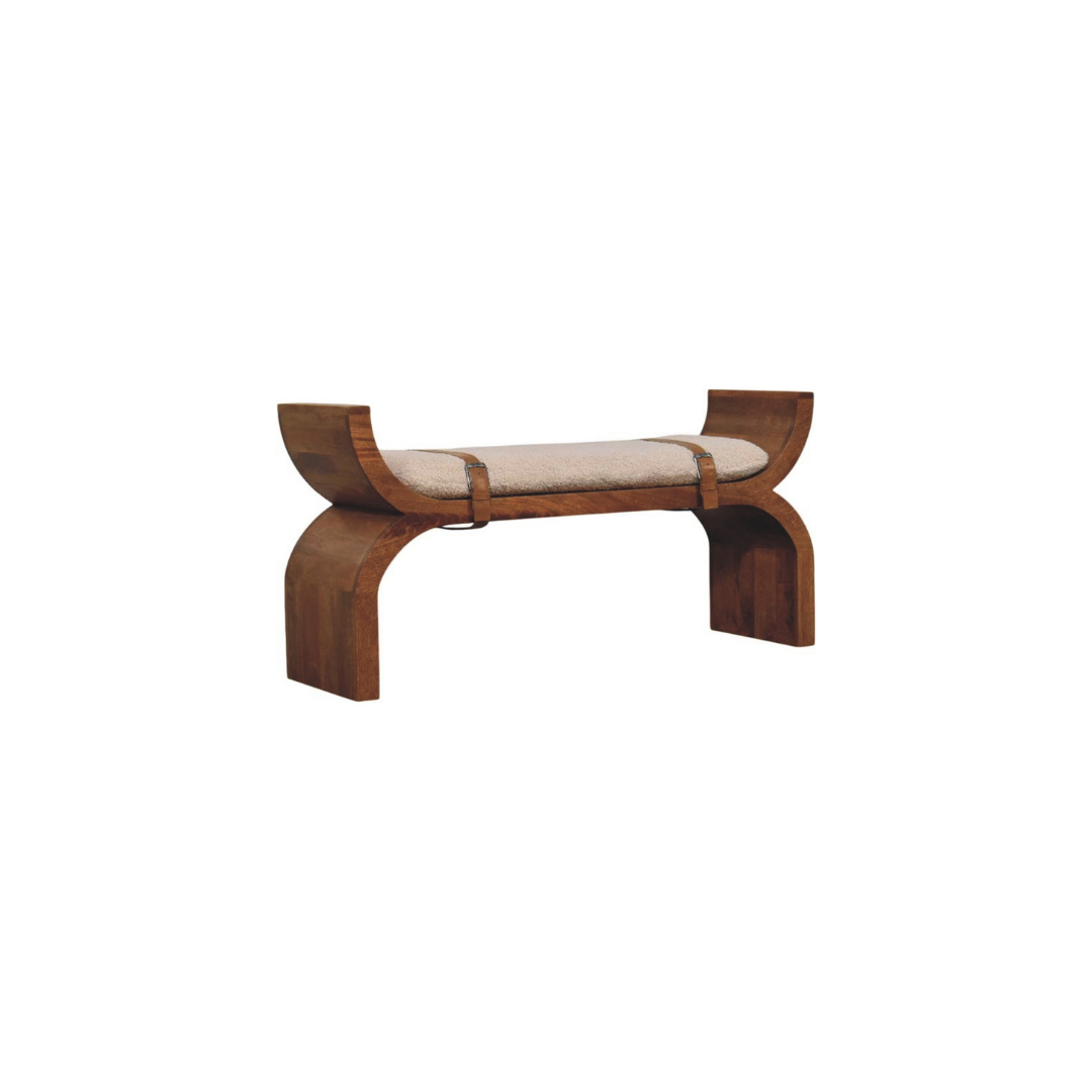 Stirrup Curve Bench