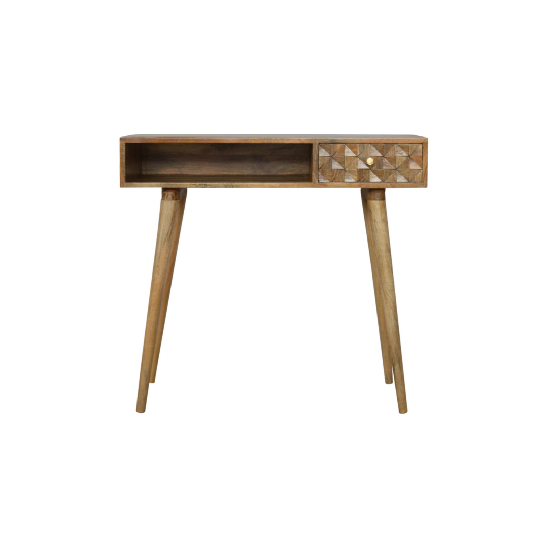 Diamond Carved Writing Desk