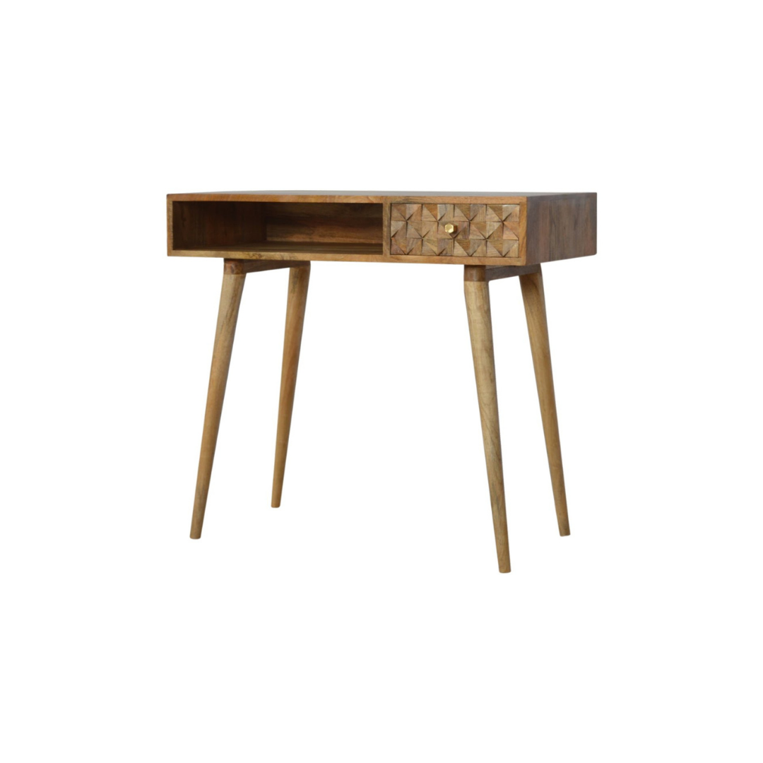 Diamond Carved Writing Desk