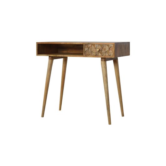 Diamond Carved Writing Desk