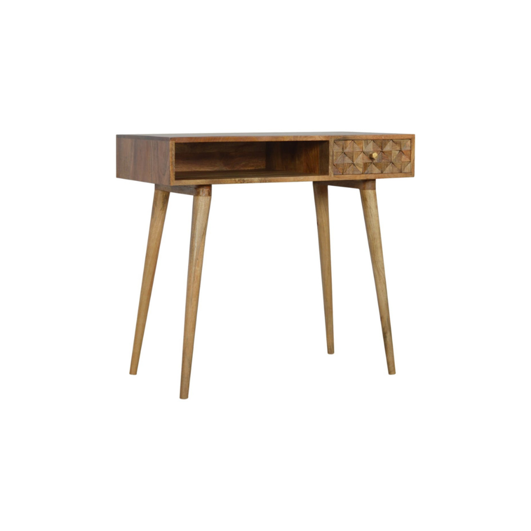 Diamond Carved Writing Desk
