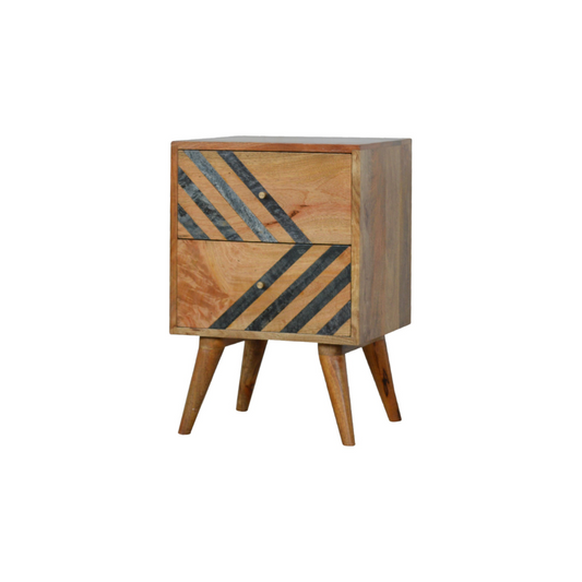 Slate Pattern Bedside