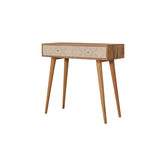 Milan White Console Table