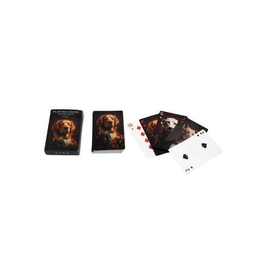 Cynocephaly Dog Playing Cards