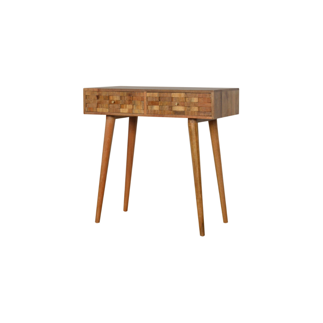 Tile Carved Console Table