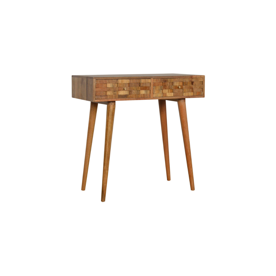 Tile Carved Console Table