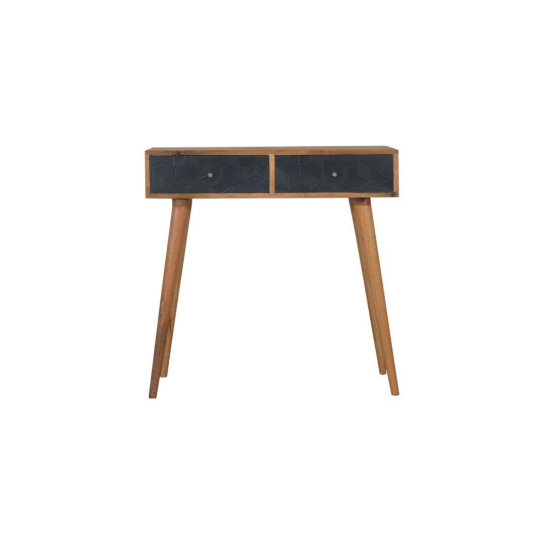 Acadia Black Console Table