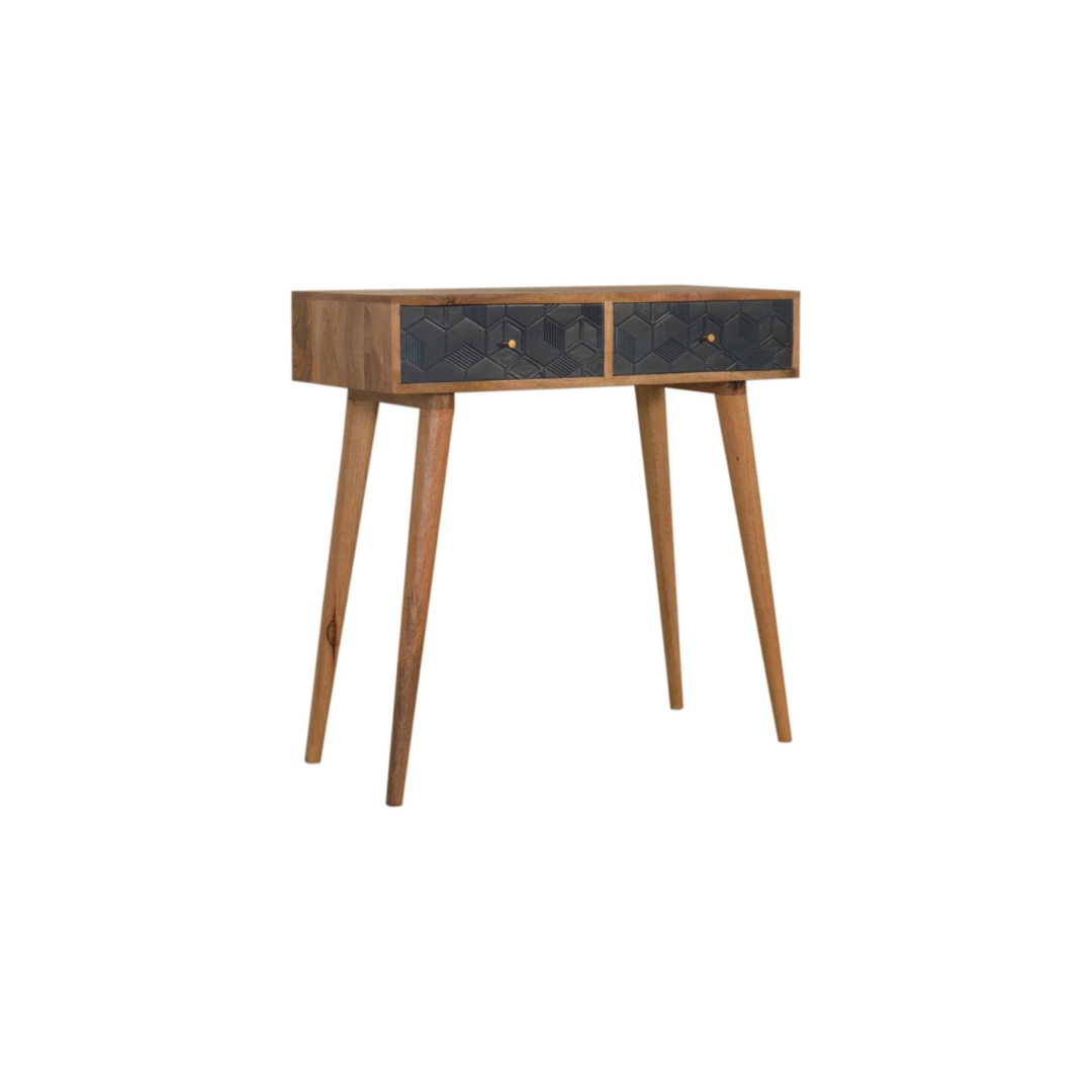Acadia Black Console Table