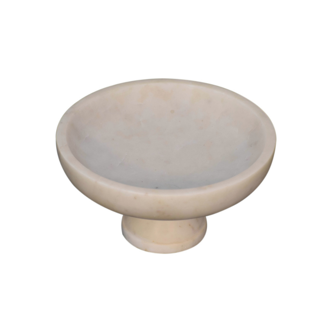White Marble Fruit Bowl