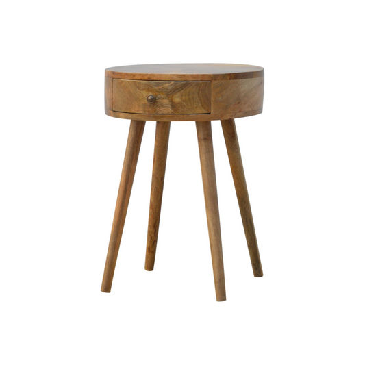 Nordic Circular Shaped Bedside Table