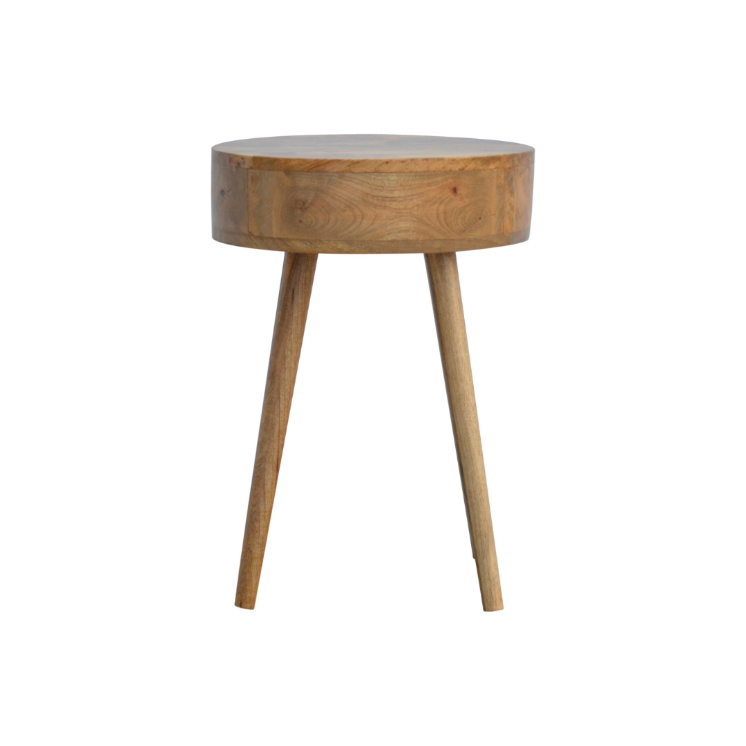 Nordic Circular Shaped Bedside Table