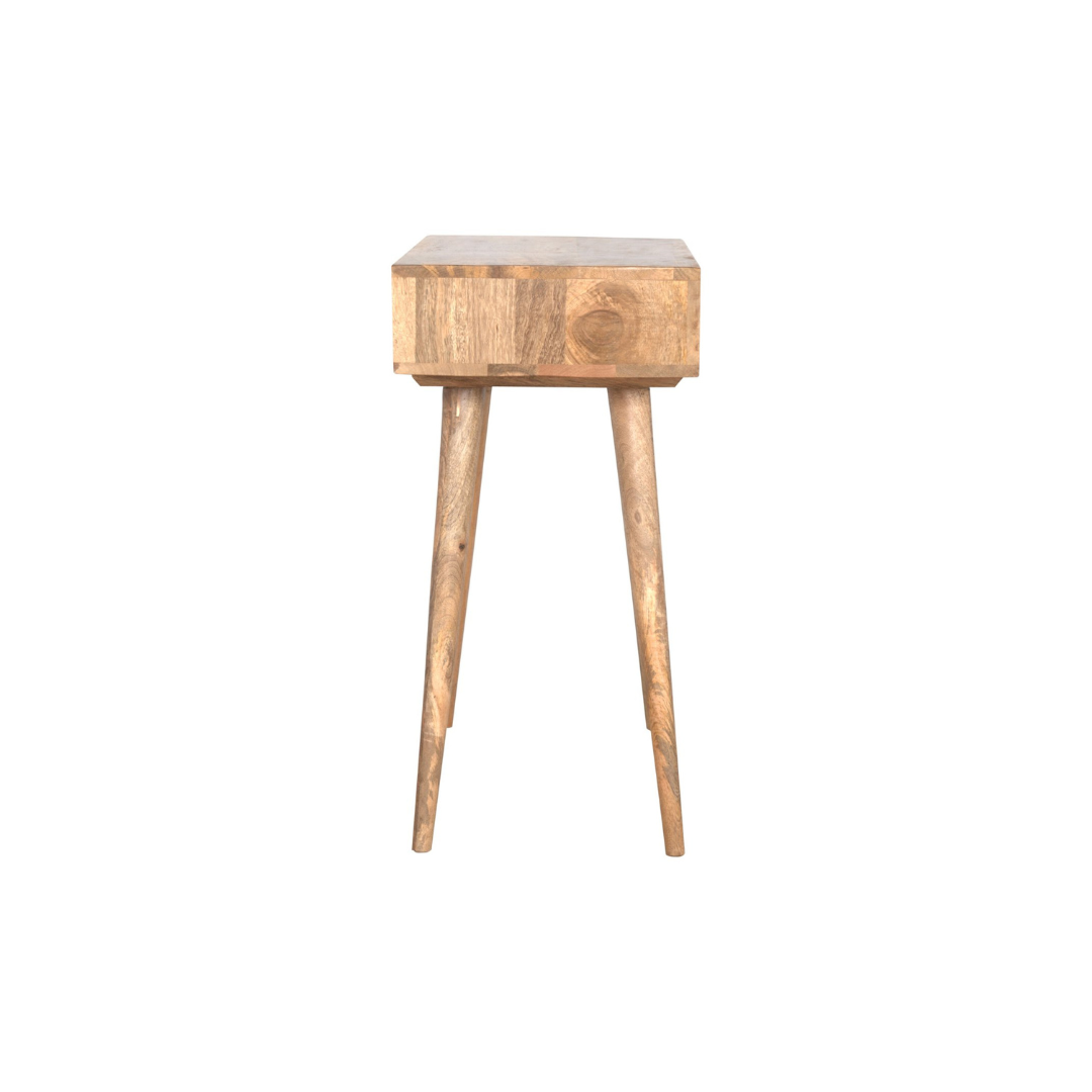 Oak-ish Open Shelf Writing Desk