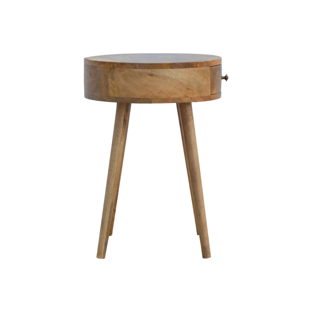 Nordic Circular Shaped Bedside Table