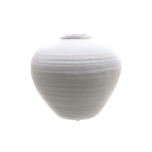 Regola Matte White Ceramic Vase