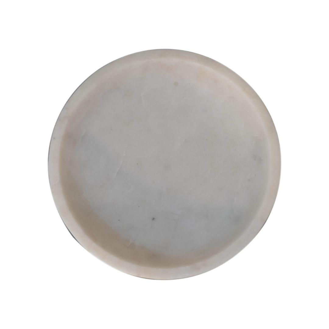 White Marble Fruit Bowl