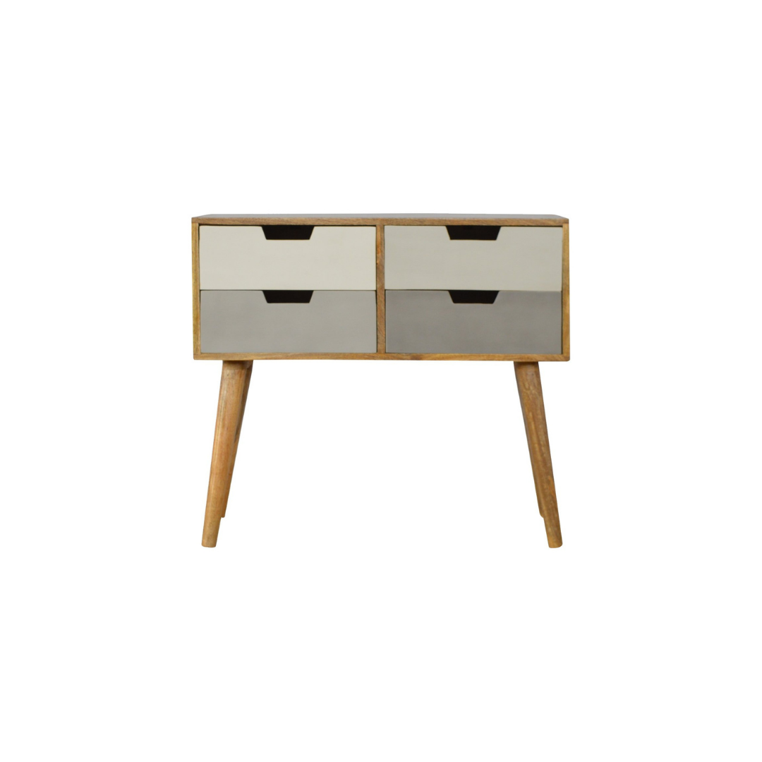 Grey Gradient Console Table