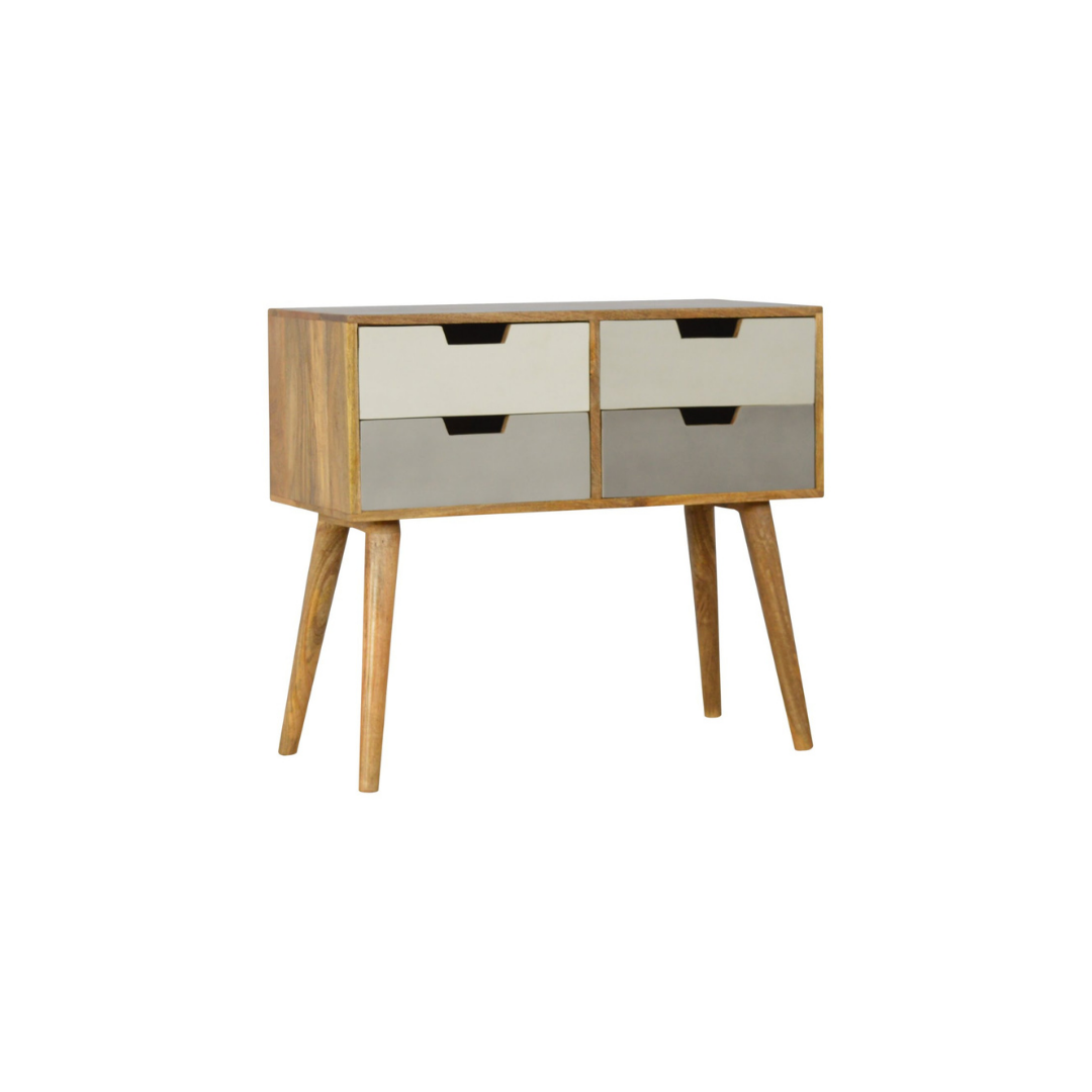 Grey Gradient Console Table