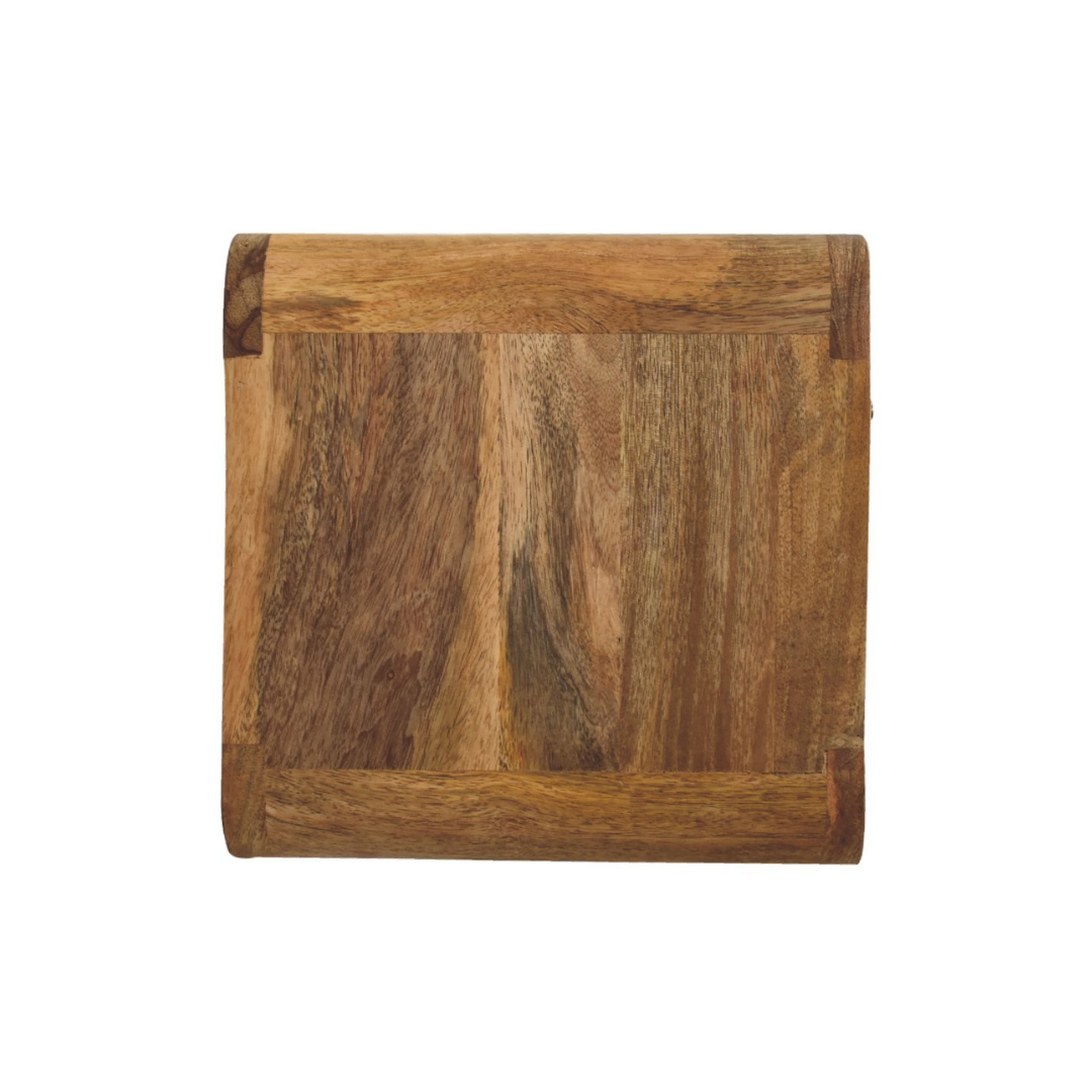 Mini Oak Style Floating Open Bedside Table