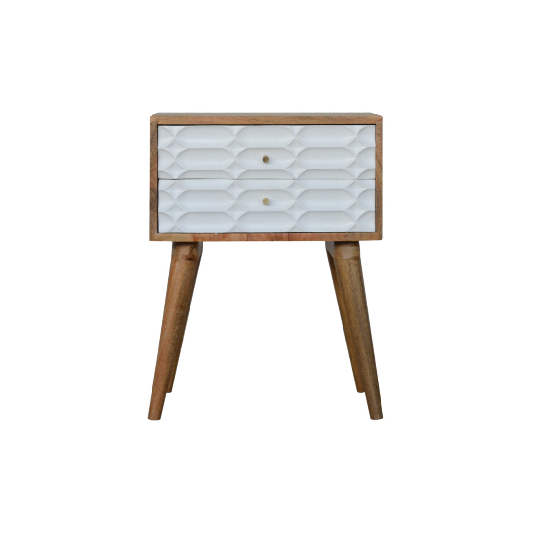 Capsule Carved Bedside