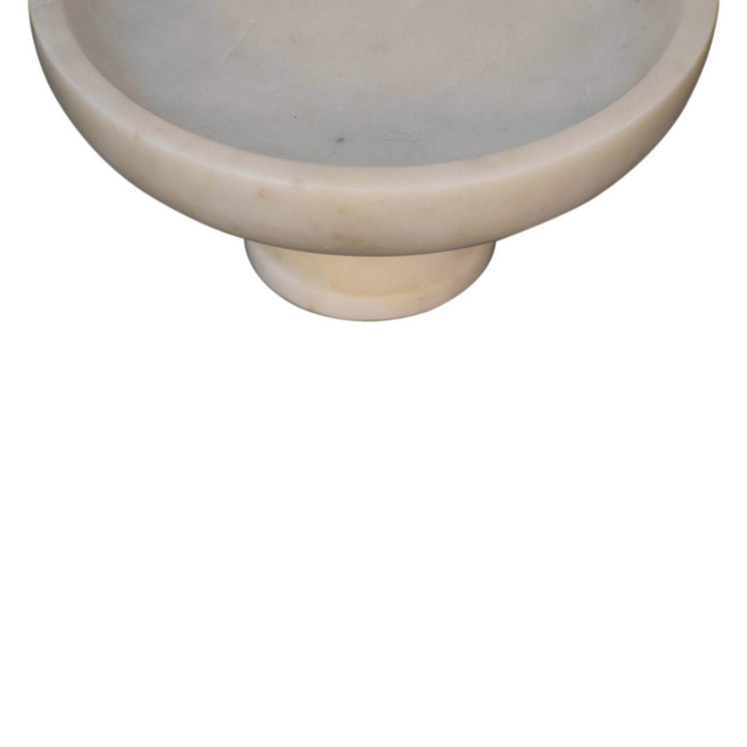 White Marble Fruit Bowl