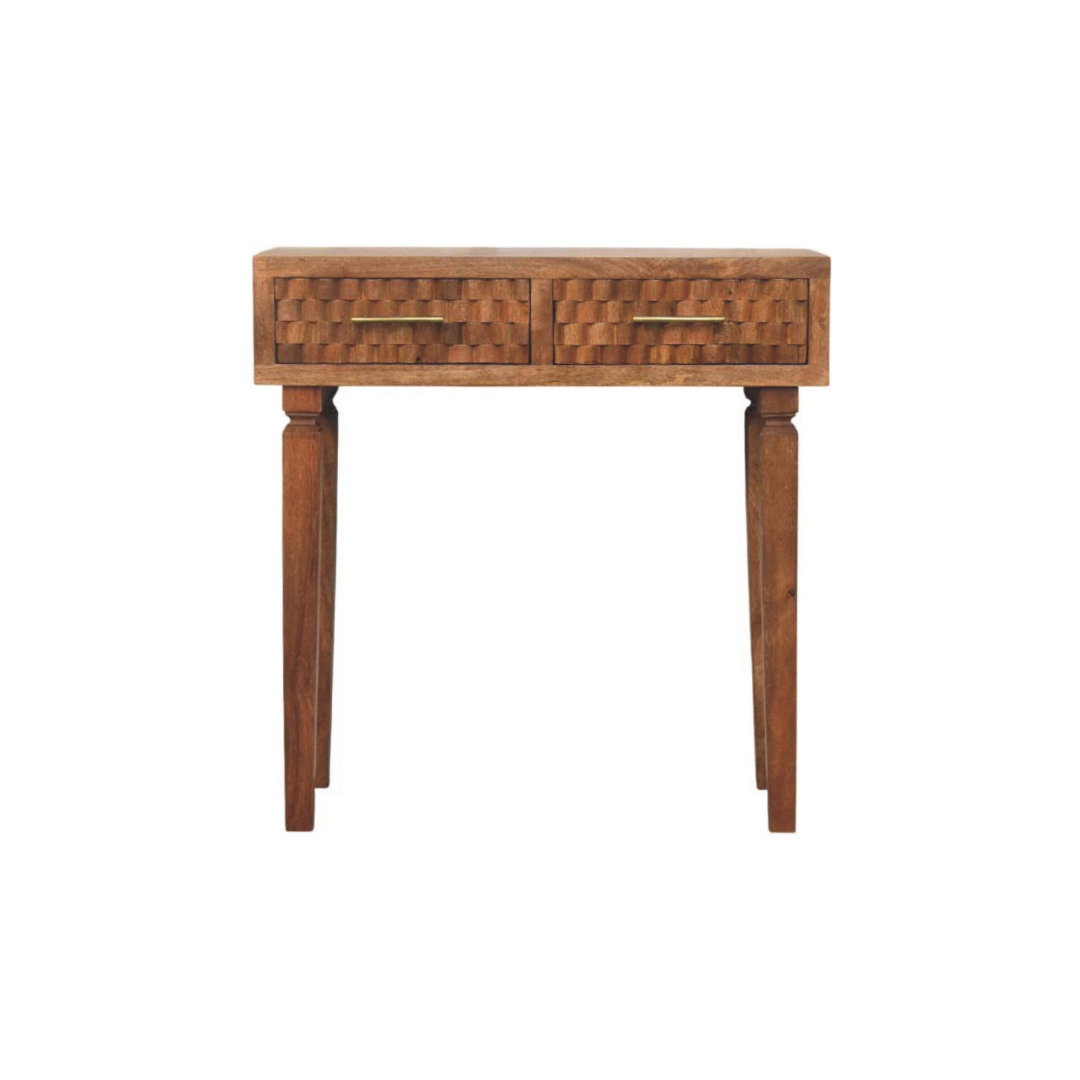 Arno Console Table in Golden Teak