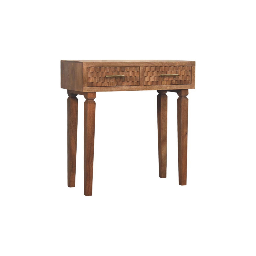 Arno Console Table in Golden Teak