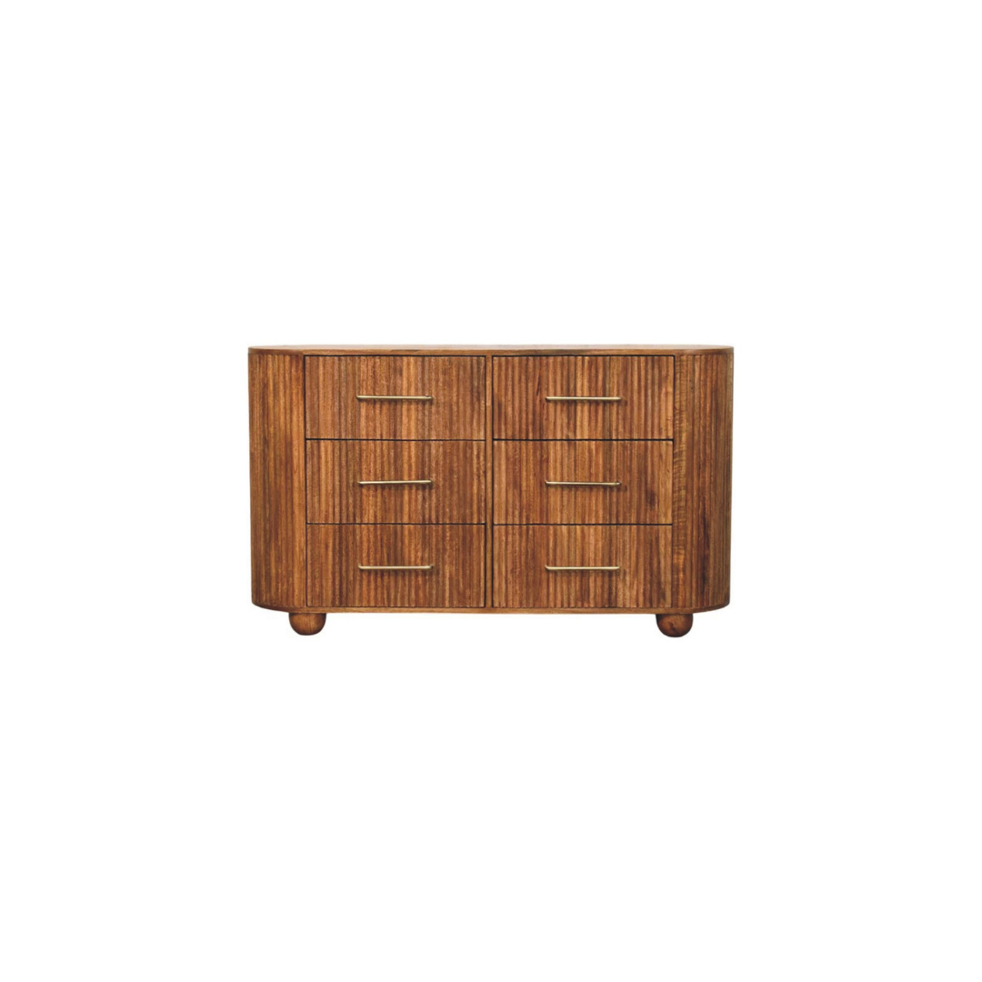 Ridgefront Chest – Amber Oak