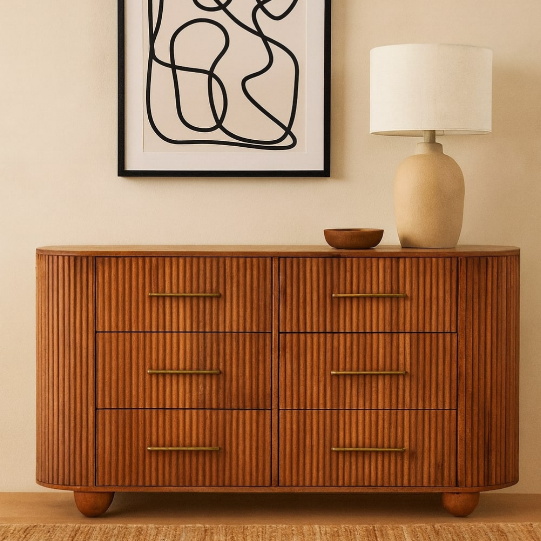 Ridgefront Chest – Amber Oak