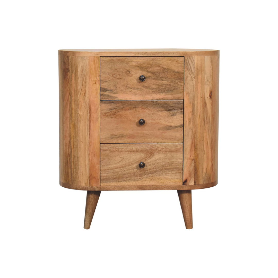 Mini Oak Style Cabinet