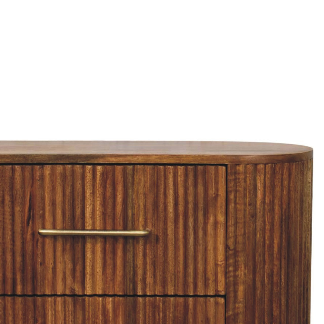 Ridgefront Chest – Amber Oak