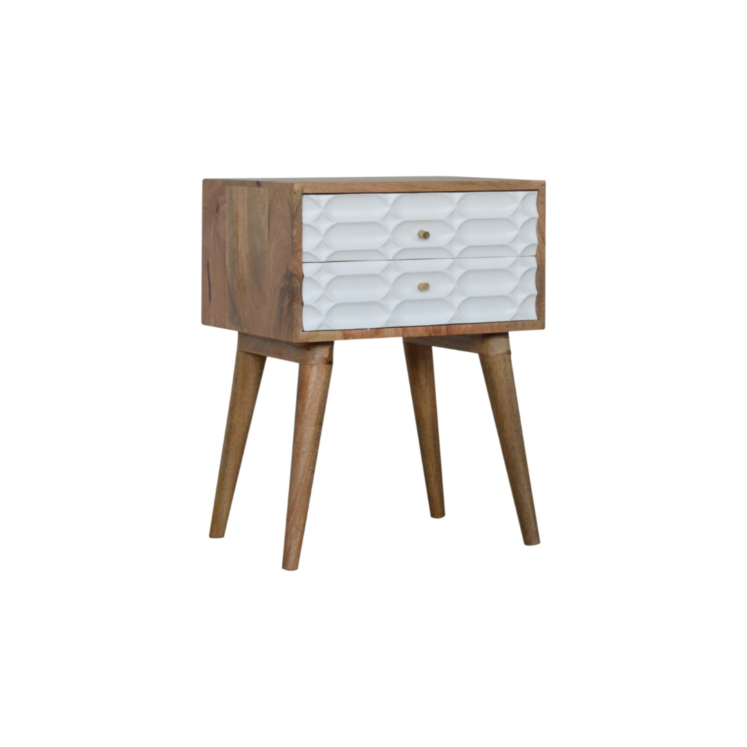 Capsule Carved Bedside