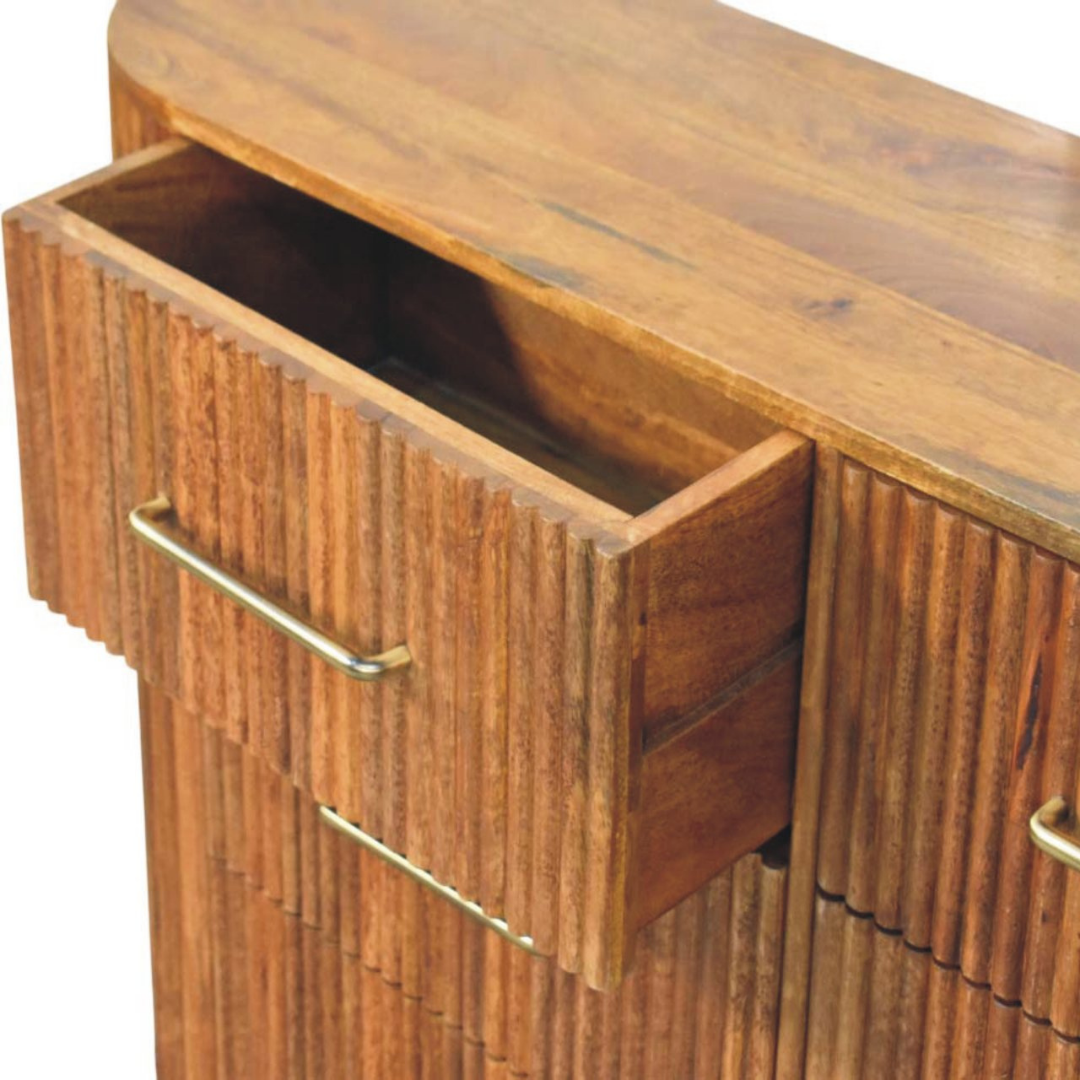 Ridgefront Chest – Amber Oak