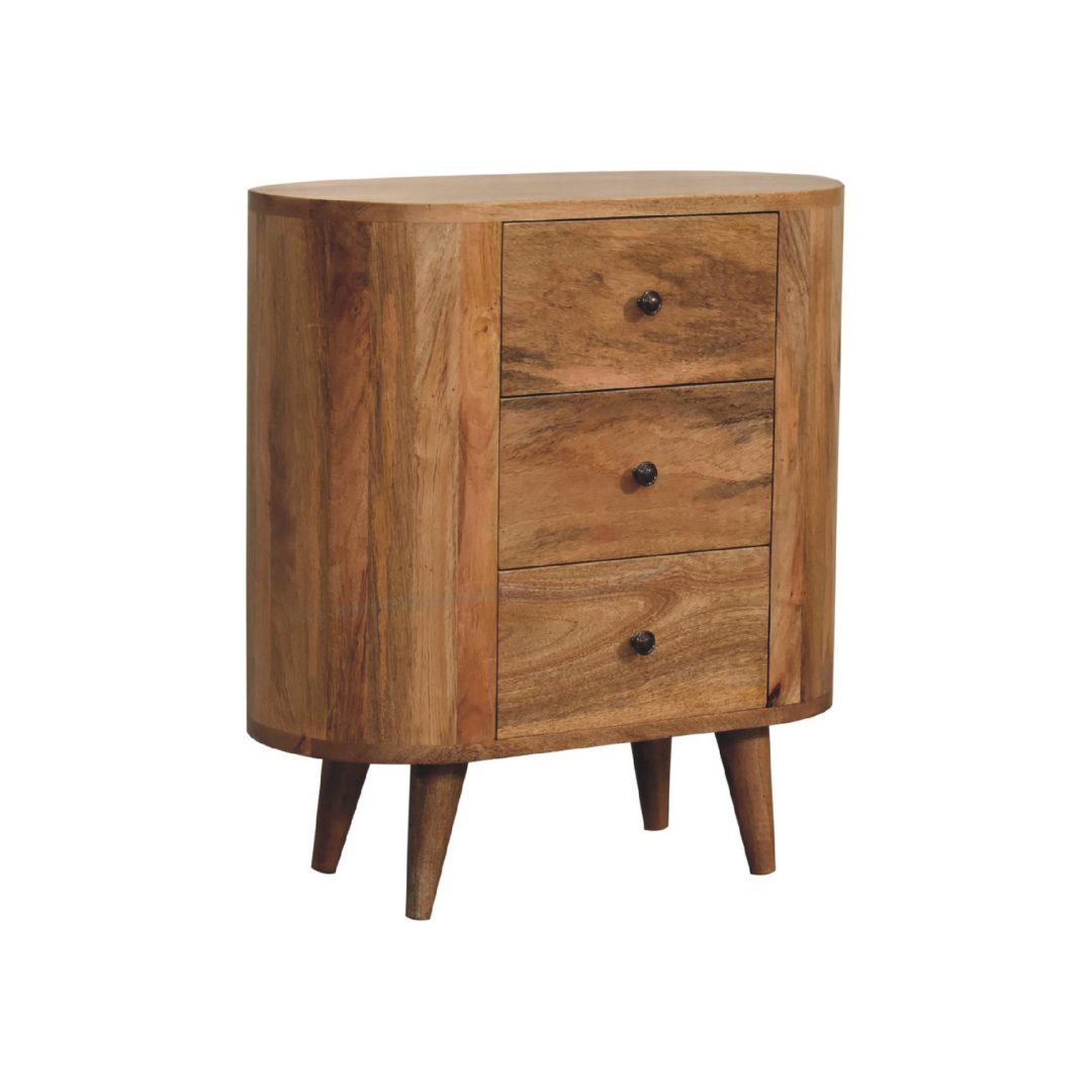 Mini Oak Style Cabinet