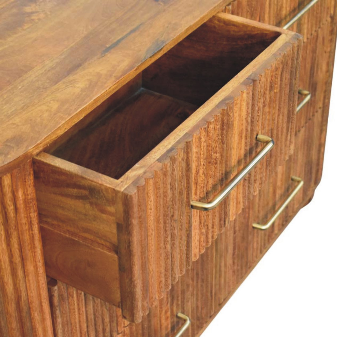 Ridgefront Chest – Amber Oak