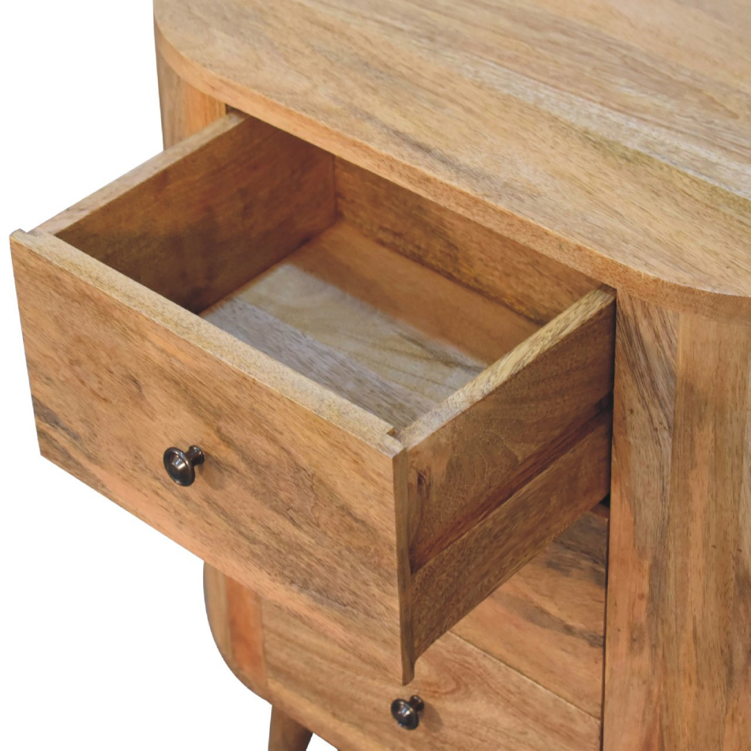Mini Oak Style Cabinet