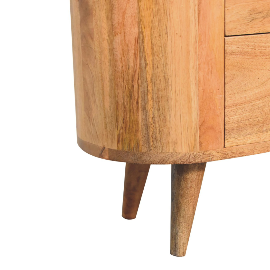 Mini Oak Style Cabinet