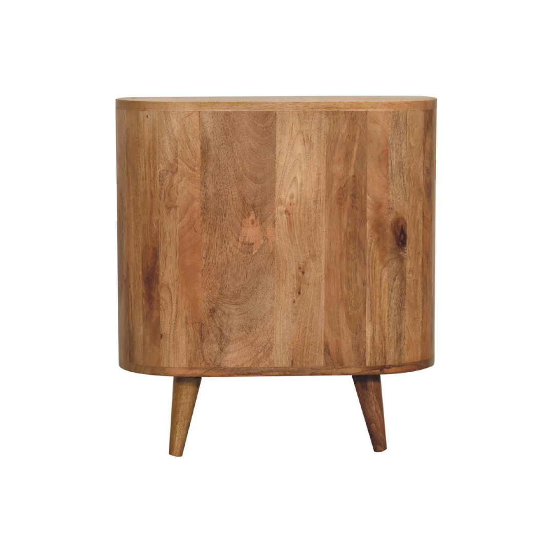 Mini Oak Style Cabinet