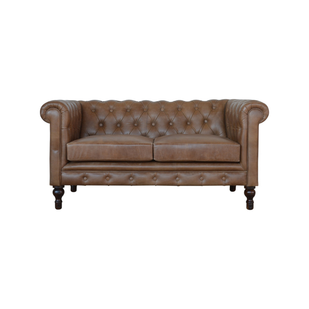 Buffalo Leather Chesterfield