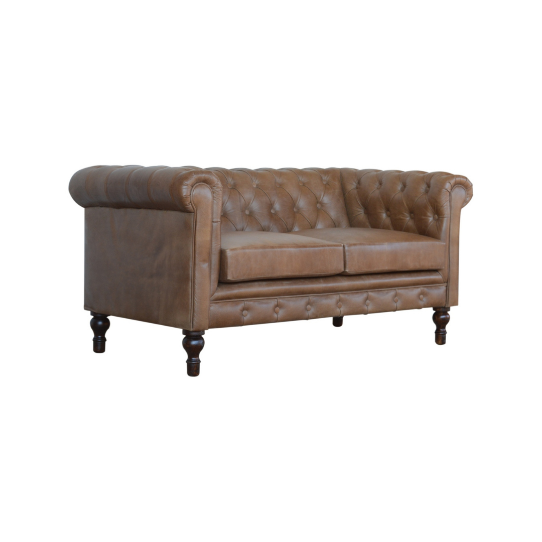 Buffalo Leather Chesterfield
